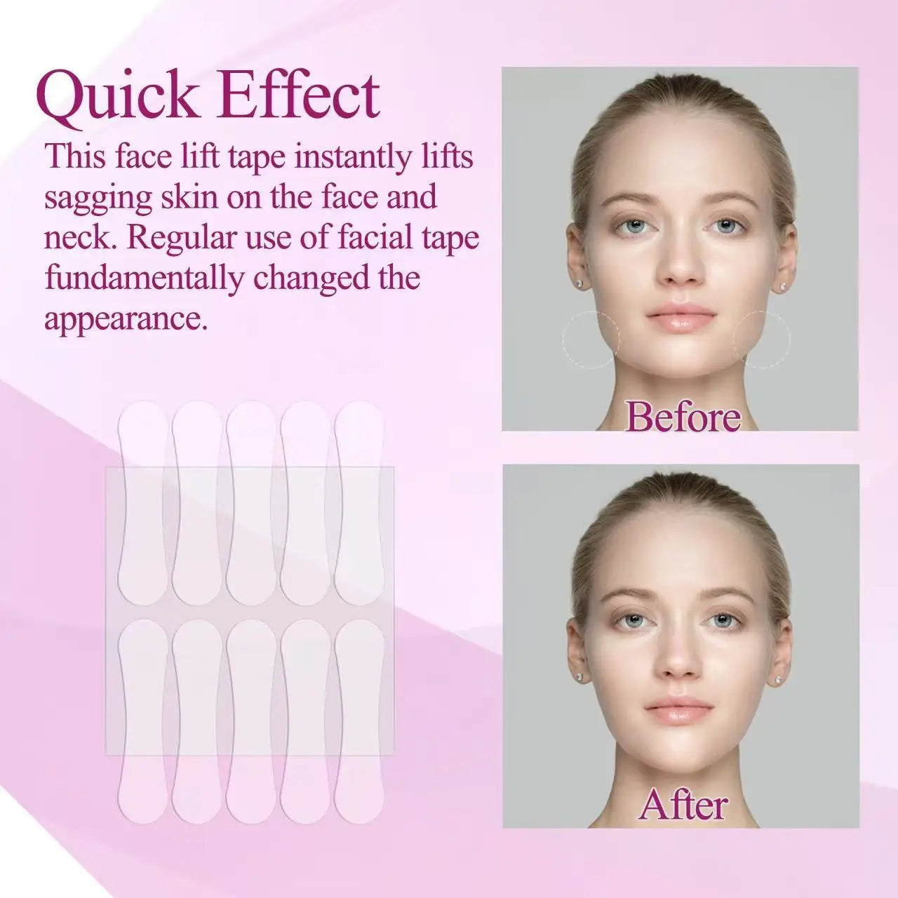 Liftpure™ - Cintas de Lifting Facial Invisibles