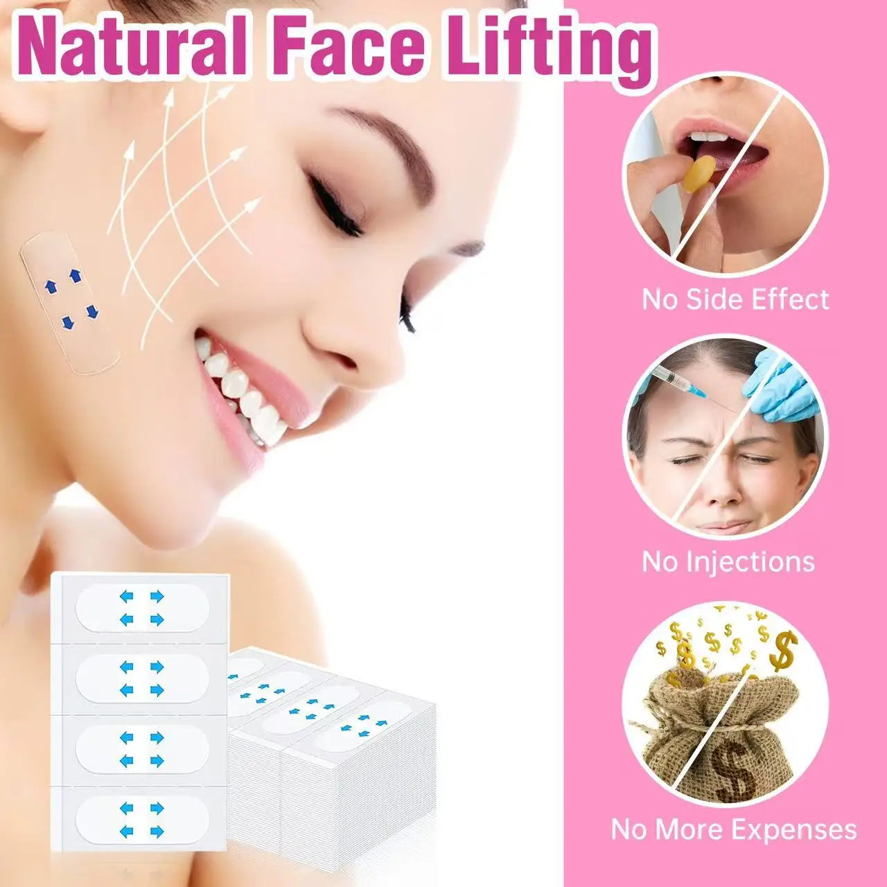 Liftpure™ - Cintas de Lifting Facial Invisibles